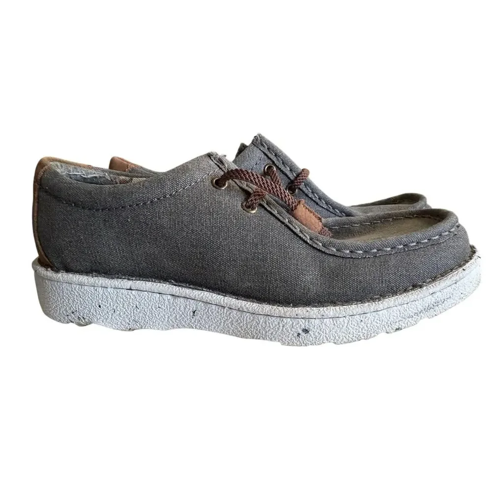 Justin Hazer Men's Slip On Loafers Gray/Brown Size 7M